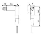 傳感器851S009（軸向電纜）/851S010（徑向電纜